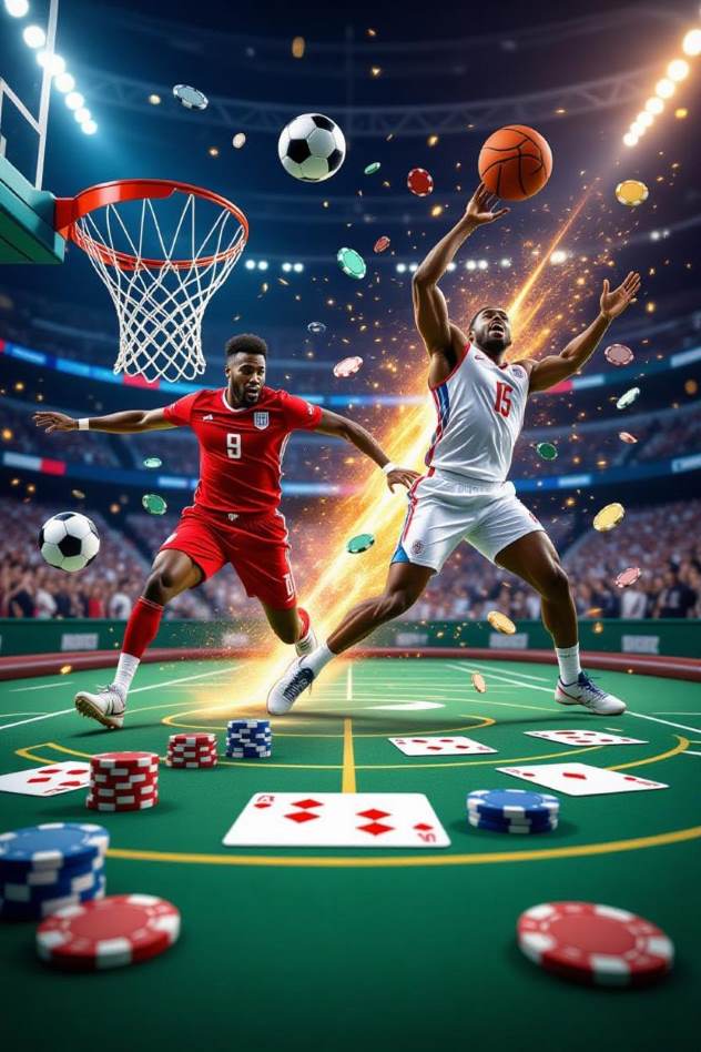 dynamic montage of sports moments